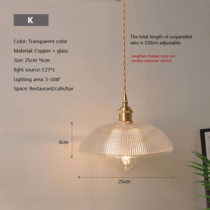 Clear Glass Modern Pendant Light