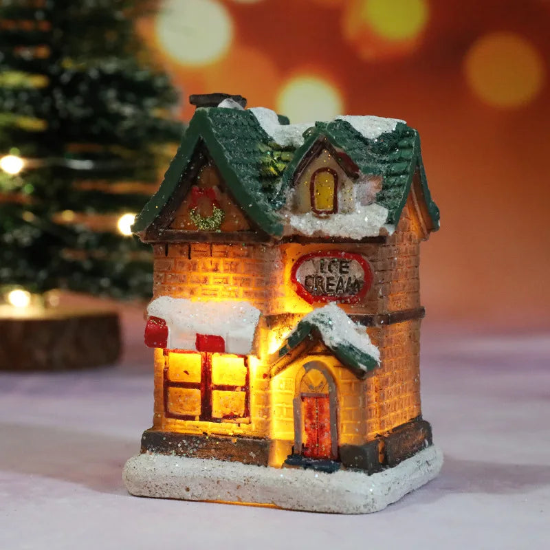 Cozy Holiday LED Christmas Home Decor Figurines - Halri