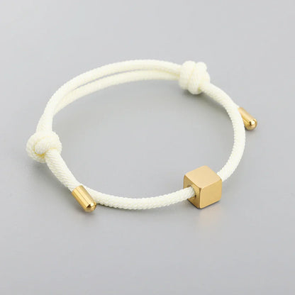 Personalized Matching Letter Initial Couple Bracelets