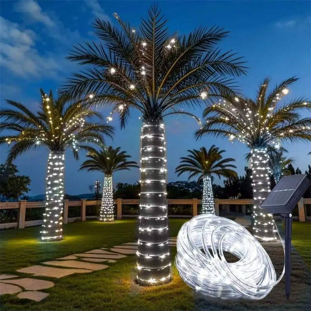 Solar Powered Outdoor Fairy Lights 8 Modes