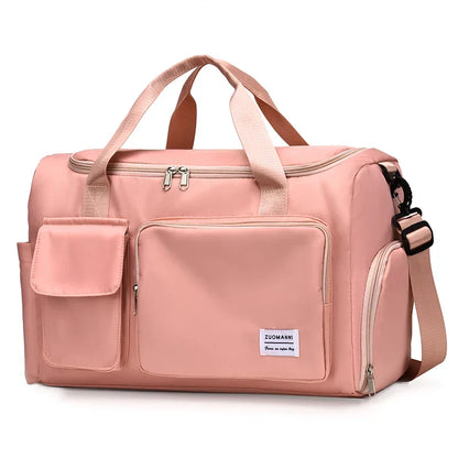 Spacious 35L Travel Backpack with Shoe Pocket