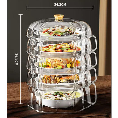 Collapsible Microwave Food Lid Protector