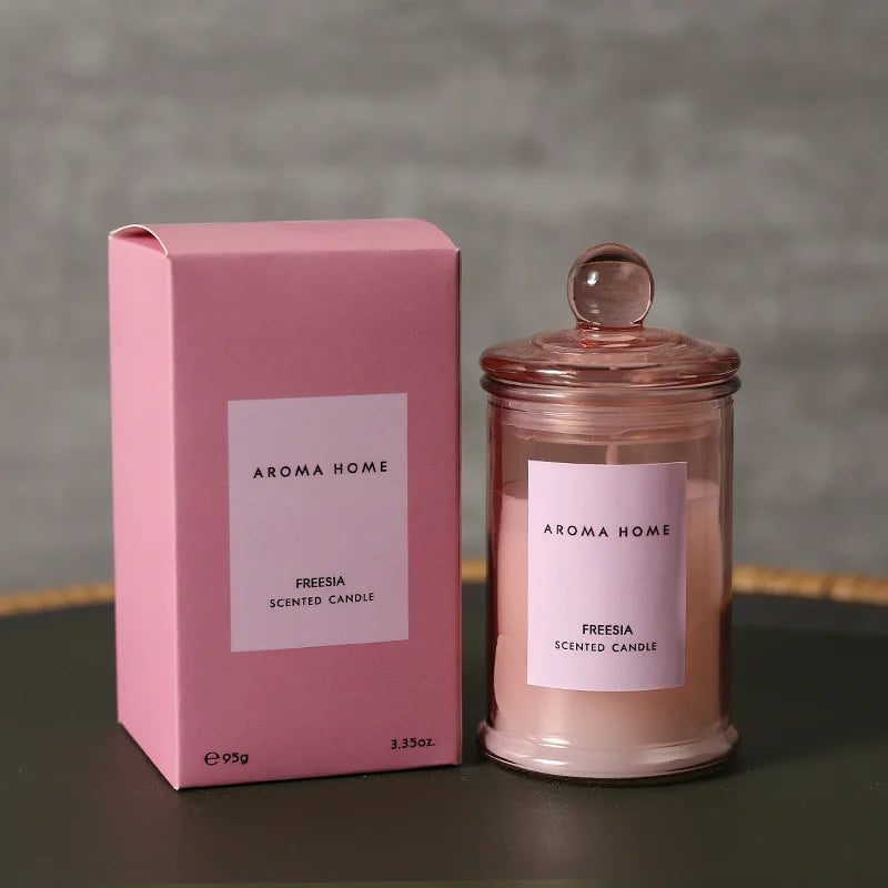 Luxury Fragrant Soy Wax Candle in Glass