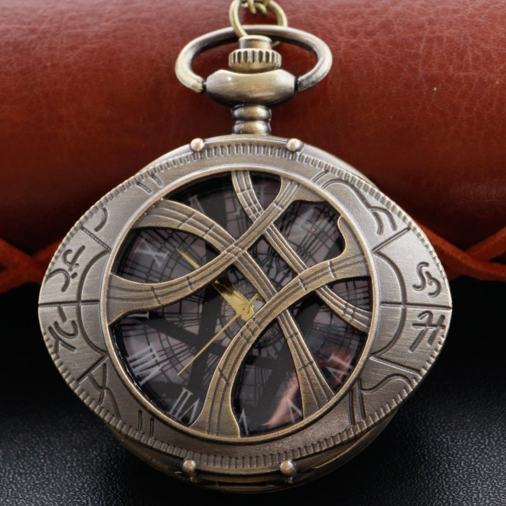 Vintage Inspired Steampunk Pocket Watch Pendant - Halri