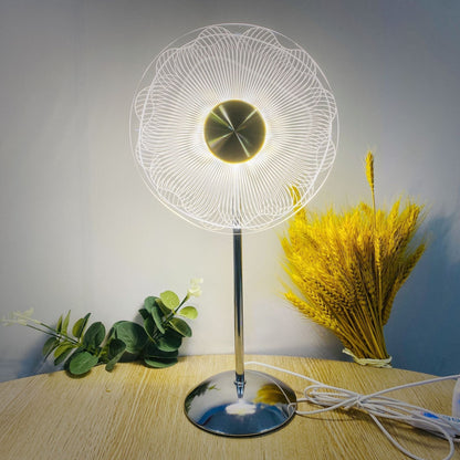 Colorful Rainbow Glass Desk Lamp