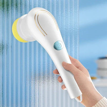 Fast Easy Spin Cleaning Brush for Home and Kitchen