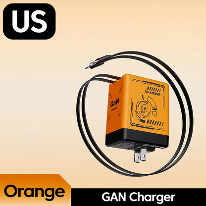 Quick 120W Portable Retractable Charger
