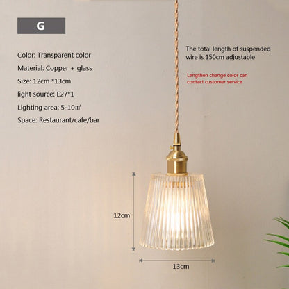Clear Glass Modern Pendant Light