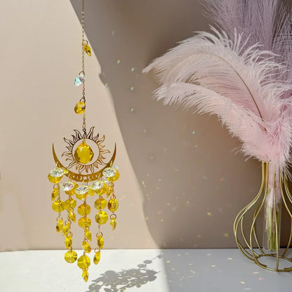 Sparkling Crystal Glass Suncatcher Ornament