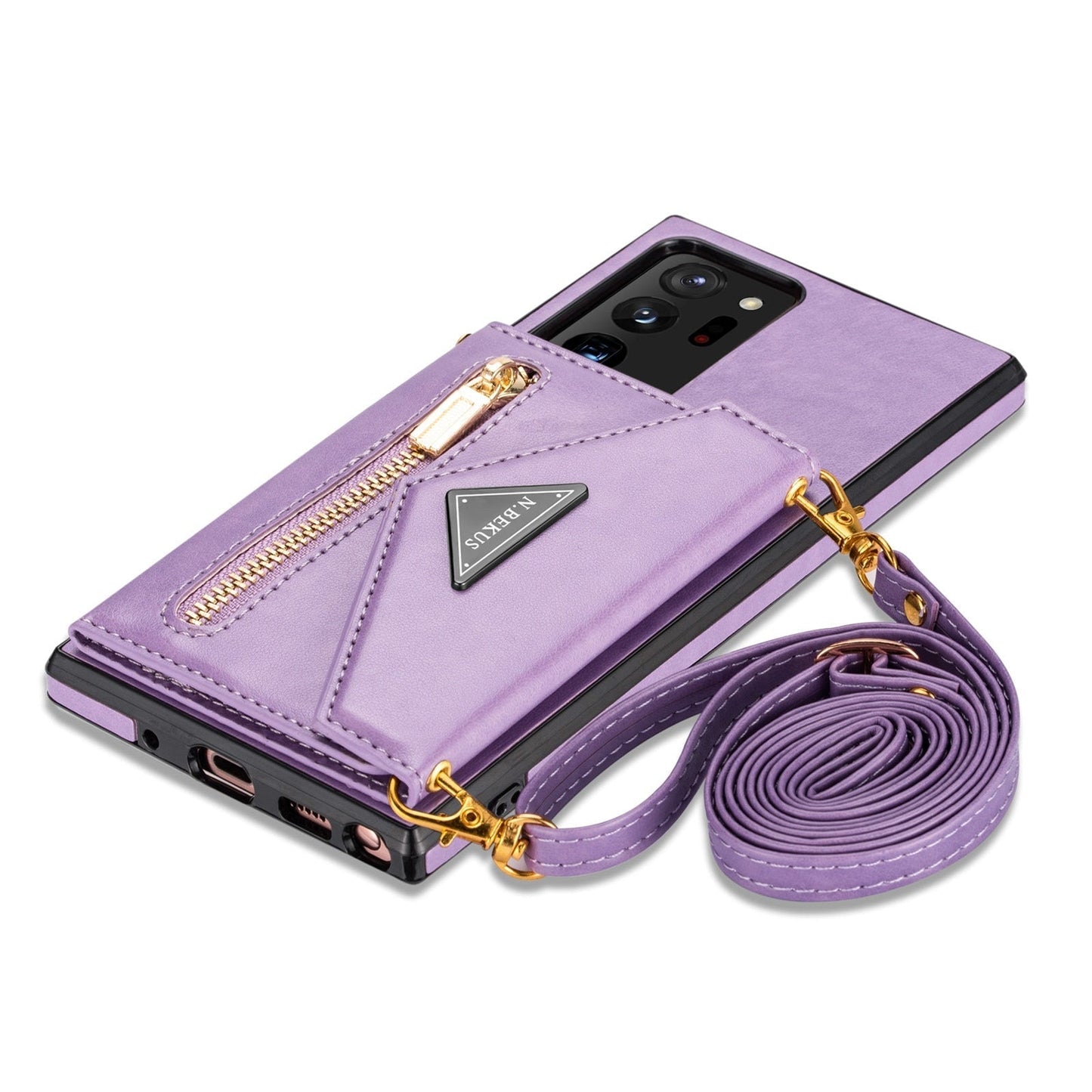 Silicone Sleep Wallet Phone Cover