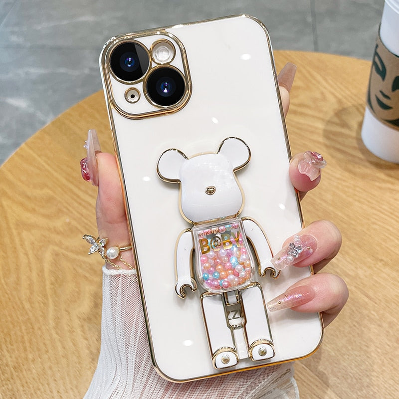Fun Bear Design 3D Phone Case