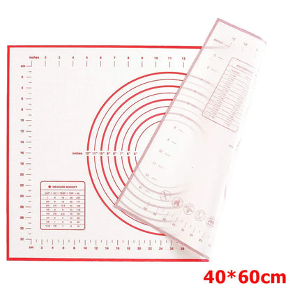 Easy Release Silicone Baking Mat with Measurements