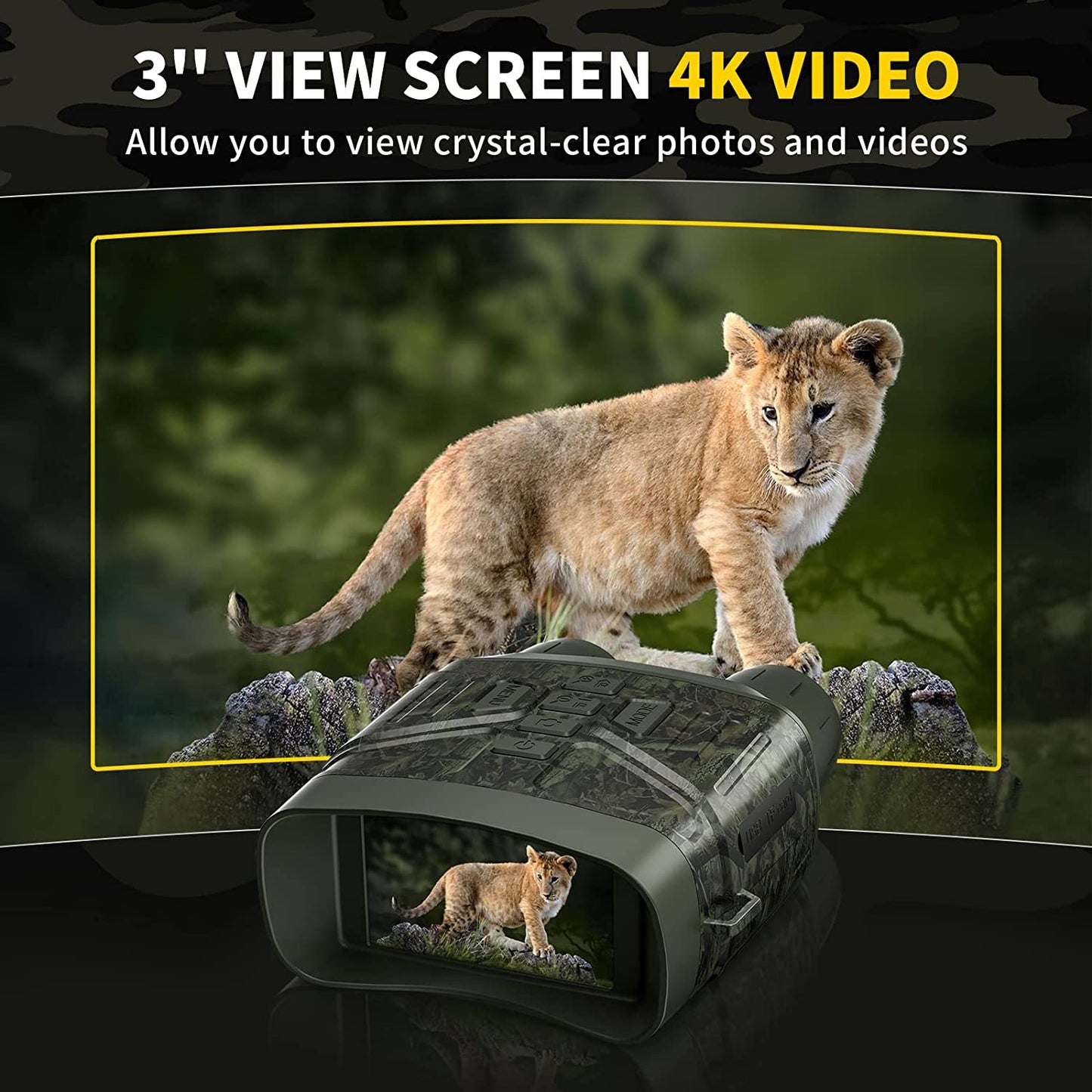 Clear Night Vision Spy Binoculars