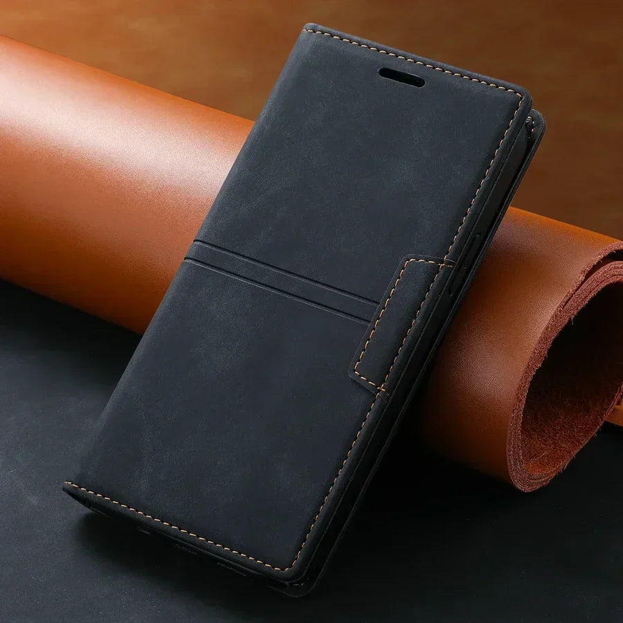 Slim Phone Wallet Case with Secure Snap Shut