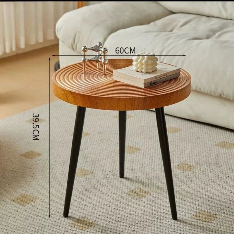 Traditional Round Wood Coffee Table Living Room Furniture
