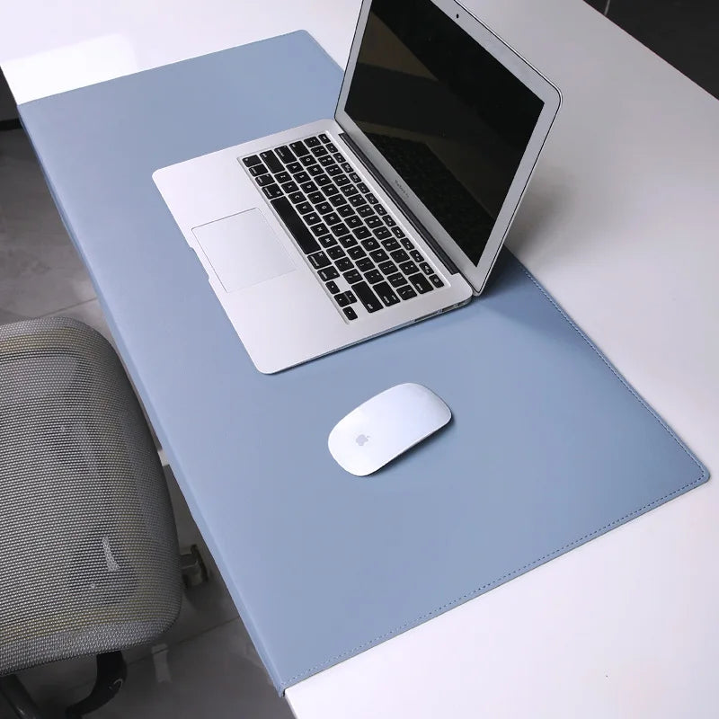Comfortable PU Leather Desk Pad - Ergonomic Wrist Rest
