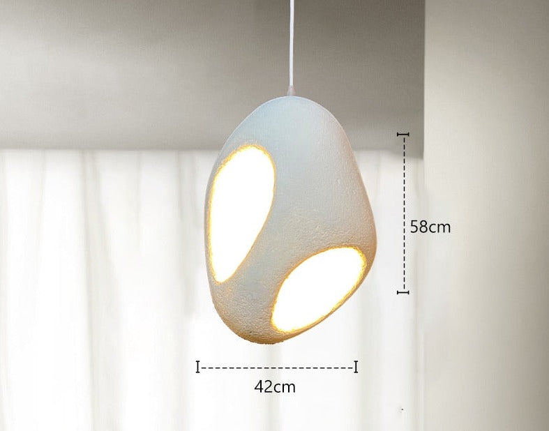 Unique Chic LED Hanging Light Wabi Sabi Style