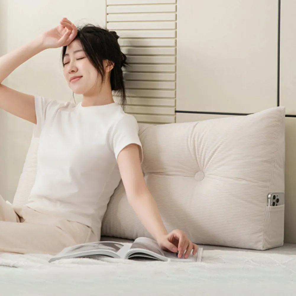 Comfortable Bed Wedge Pillow for Back Support