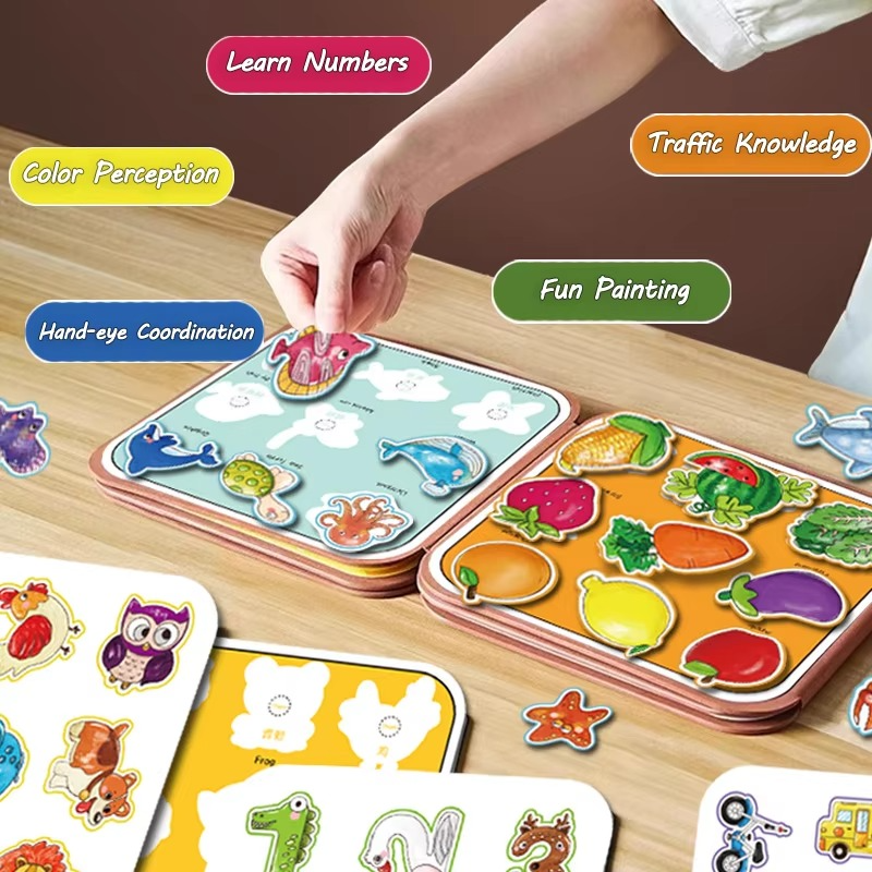 Interactive Kids Learning Book and Drawing Pad - Halri