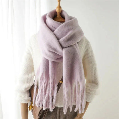 Cozy Solid Color Halri Throw Blanket