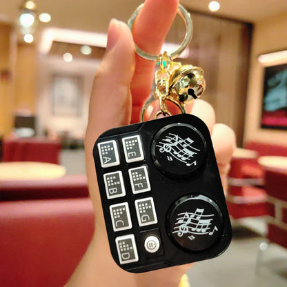 Portable Mini DJ Turntable Keychain Toy