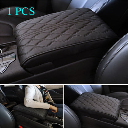 Premium Leather Auto Armrest Cover - Halri