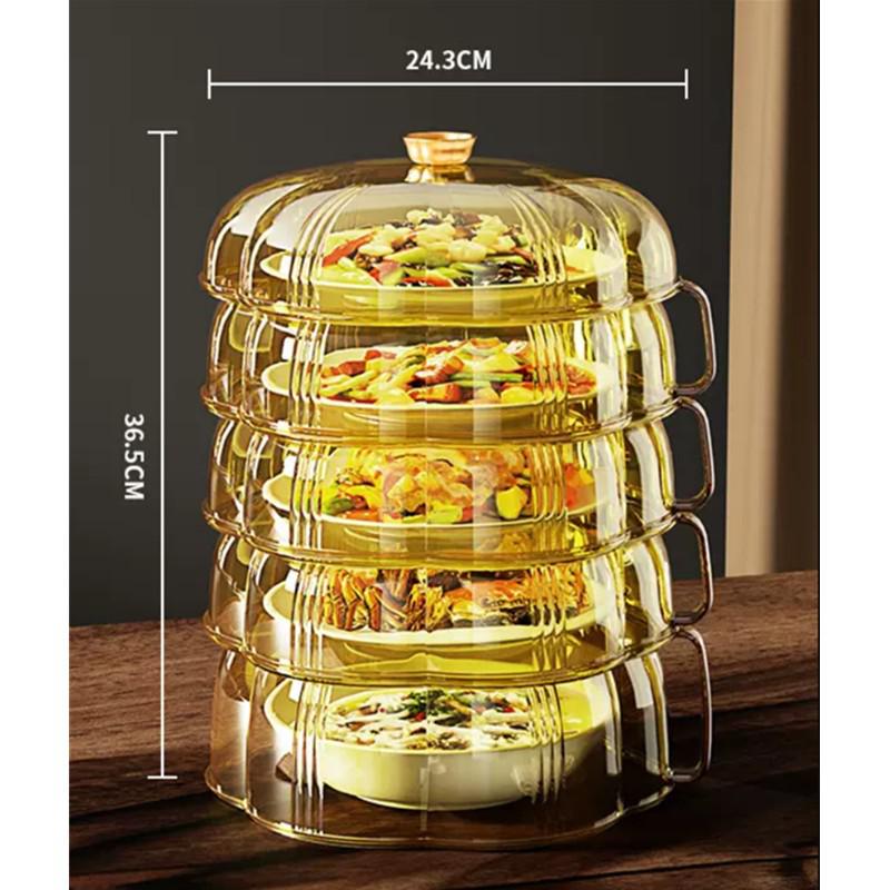 Collapsible Microwave Food Lid Protector