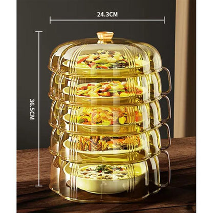 Collapsible Microwave Food Lid Protector