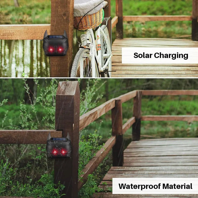 Outdoor Solar Pest Repeller with Motion Activated Light