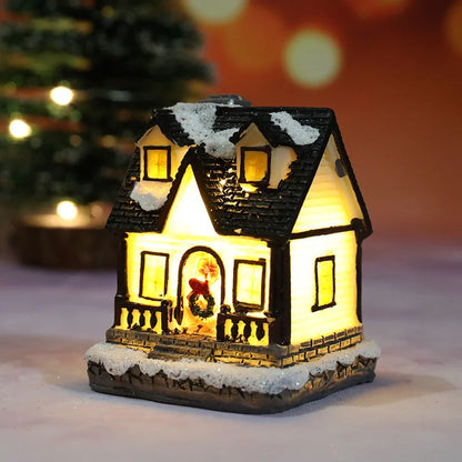 Cozy Holiday LED Christmas Home Decor Figurines