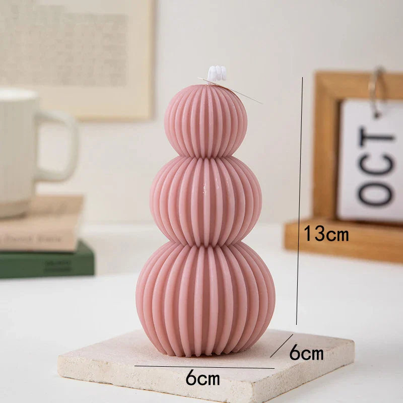 Unique Geometric Golf Ball Shaped Scented Candle