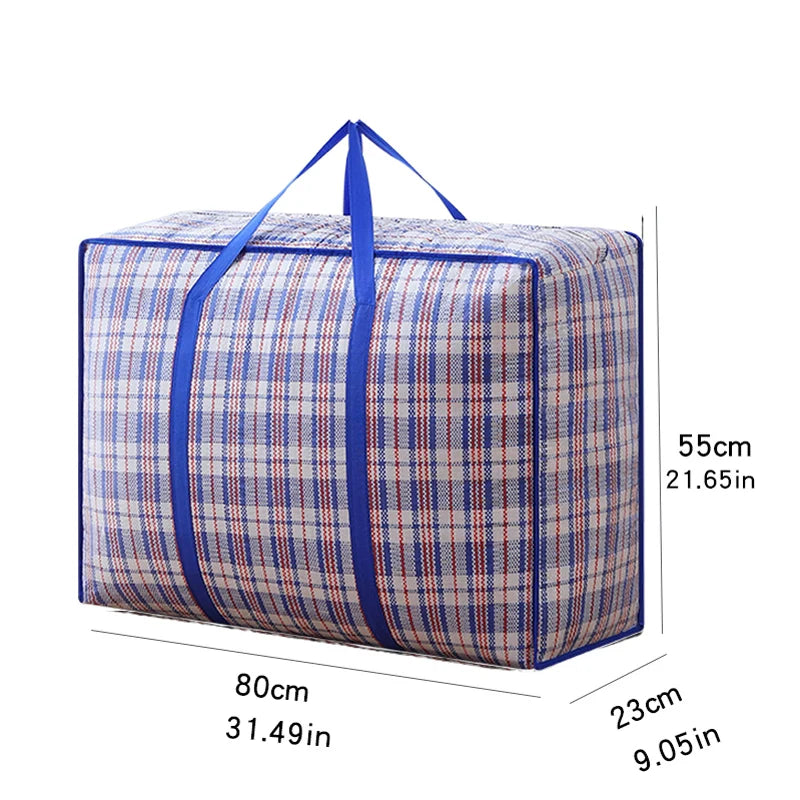 Durable Folding Storage Bag with Zipper Closure