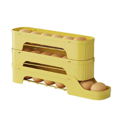 Compact 4 Tier Clear Egg Storage Container