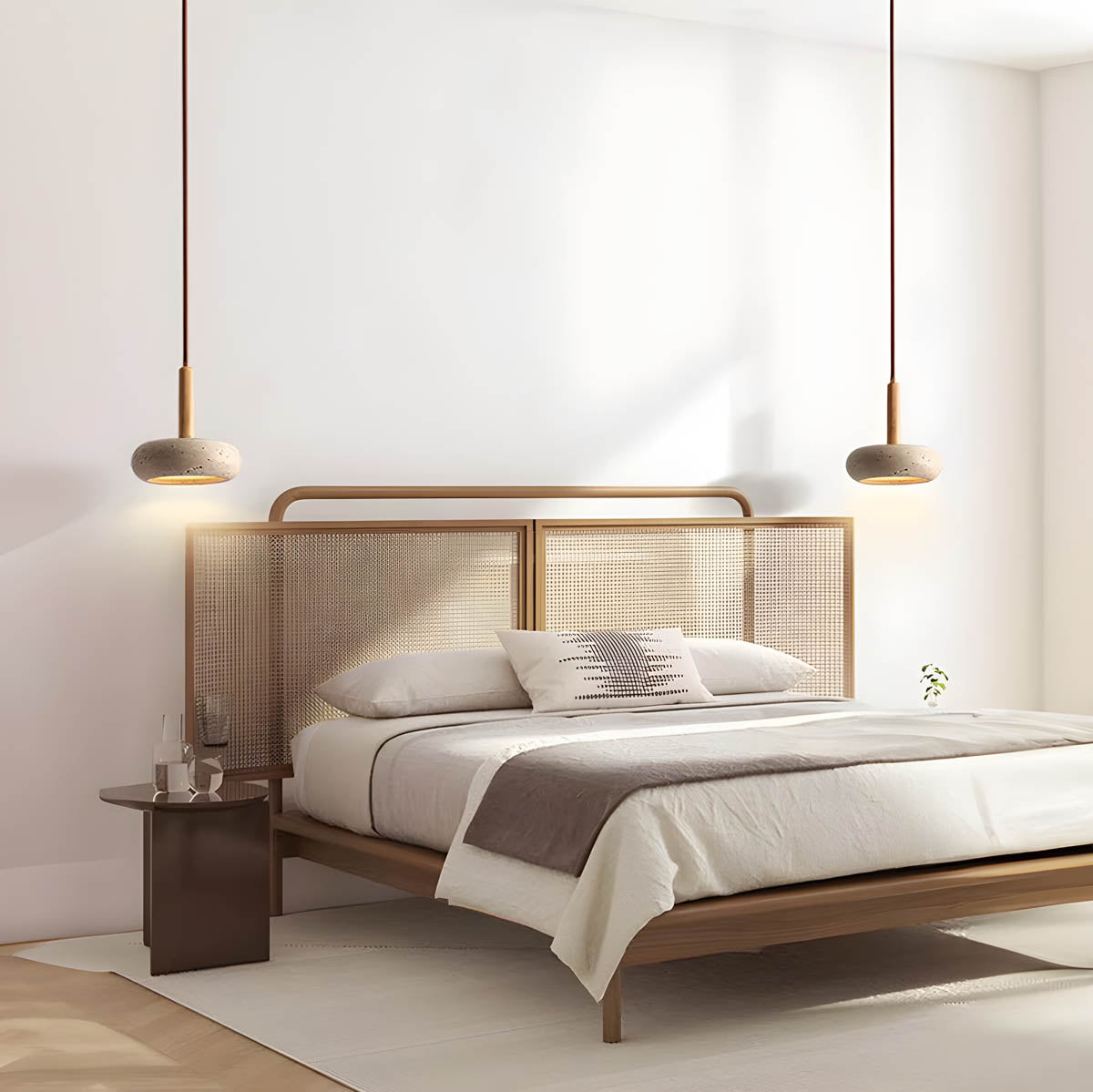 Classic Natural Stone Pendant Lamp - Halri
