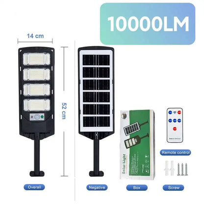 Bright Motion Activated Solar Powered Outdoor Lamp
