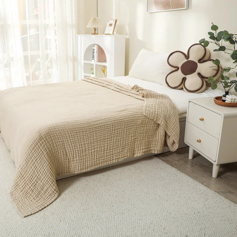 Soft Cotton Blanket for Bed and Sofa