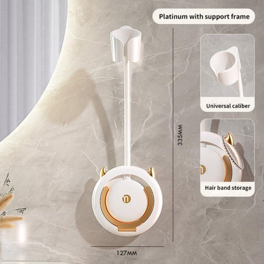 Wall Mount Adjustable Stick On Hair Dryer Holder - Halri