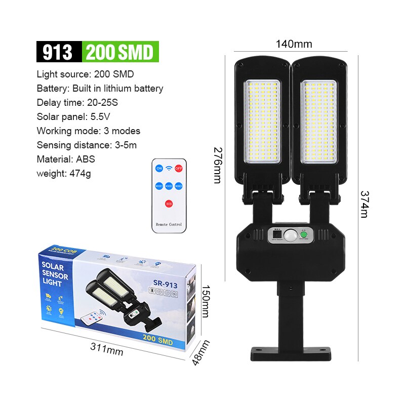 Outdoor Wireless Motion Sensor Solar Lamp - Halri