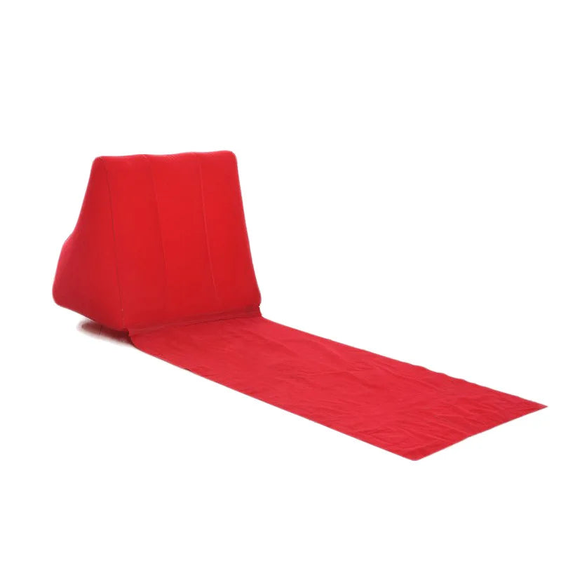 Portable Inflatable Beach Lounge Chair with Pillow