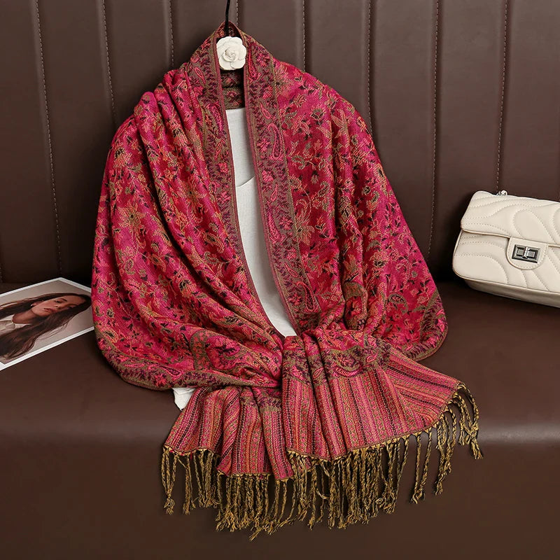 Soft Cashmere Women's Scarf Luxury Winter Wrap