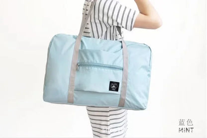 Compact Foldable Travel Duffel Bag for Men Women