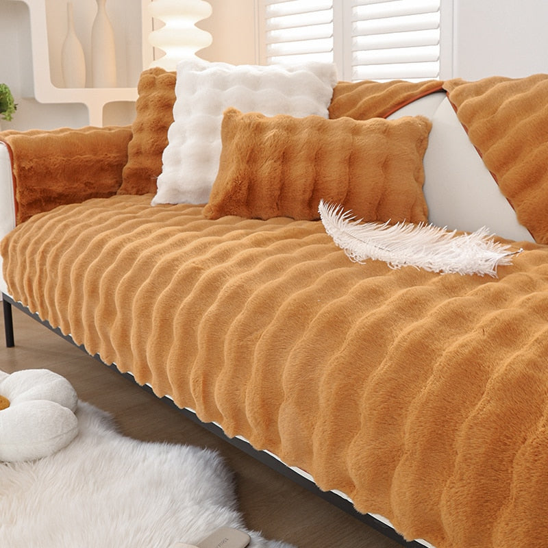 Cozy Soft Cushion Sofa Slipcover