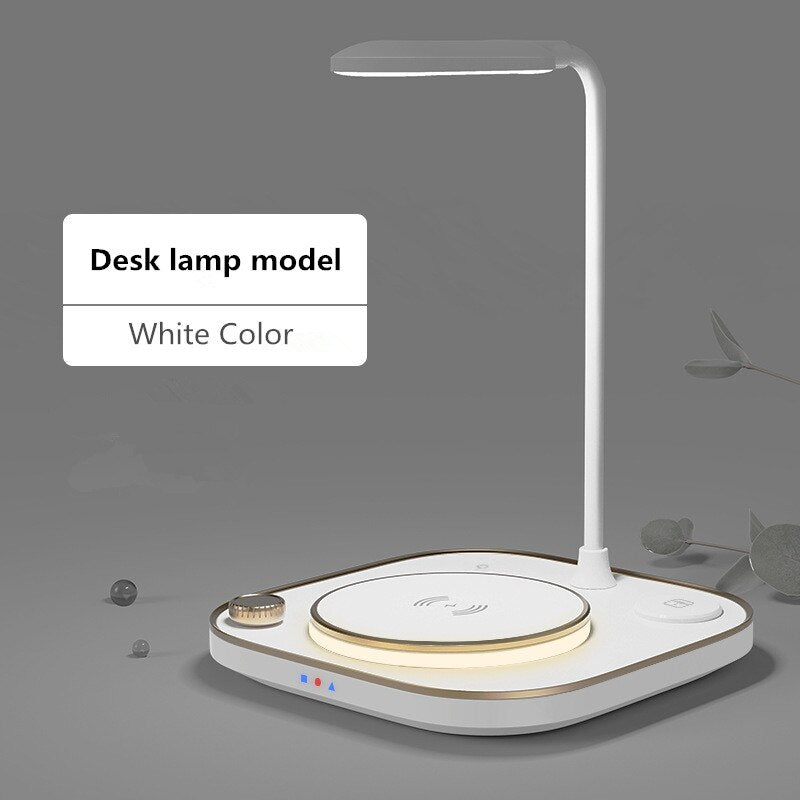 Bright Wireless Charging Lamp with LED Light