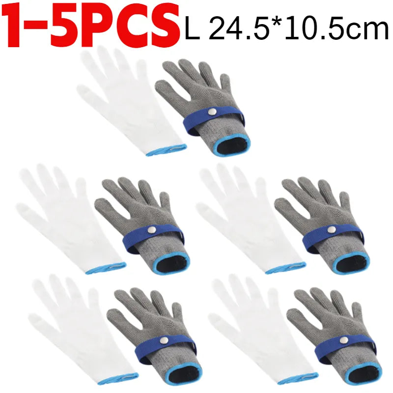 Durable Steel Mesh Safety Gloves