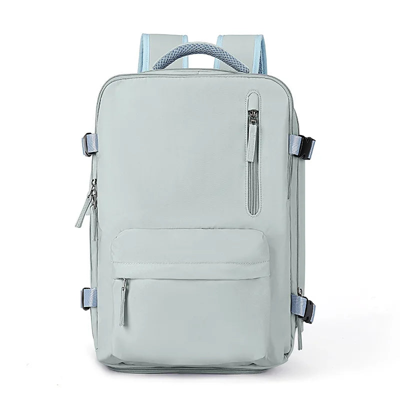 Practical Flight Bag Backpack With Shoe Pocket