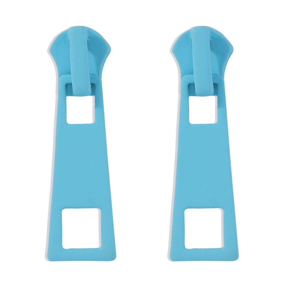 Fun Small Zip Earrings