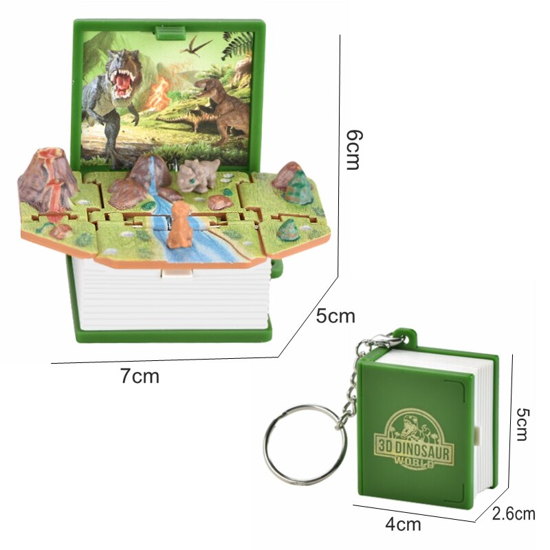 Fun 3D T-Rex Mini Keychain Figure