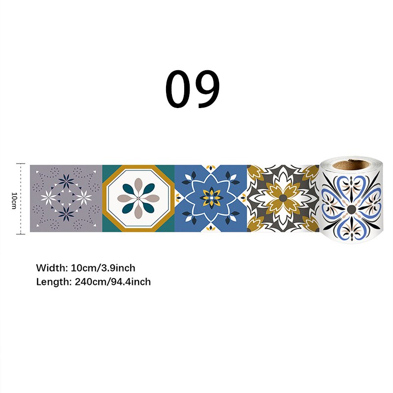 Easy Peel Waterproof Border Wall Tape