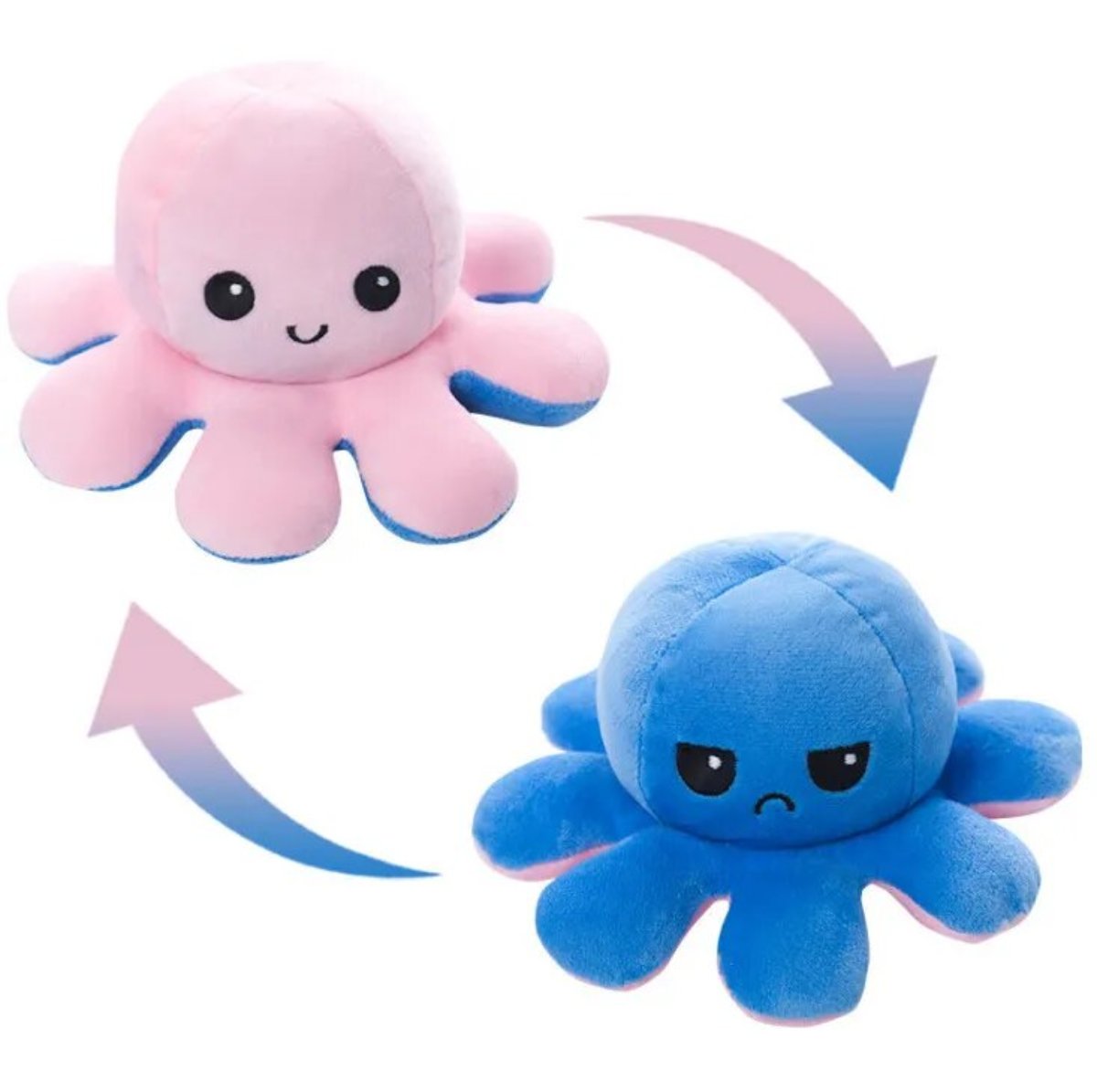 Fun Octopus Plush Toy with 2 Faces - Halri