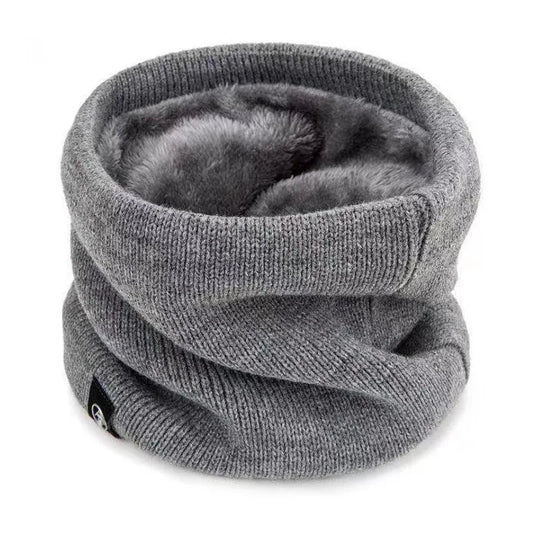 Warm Fleece Lined Knitted Scarf for Men and Women - Halri